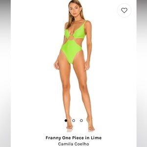 Camila Coehlo Franny One Piece in Lime size S